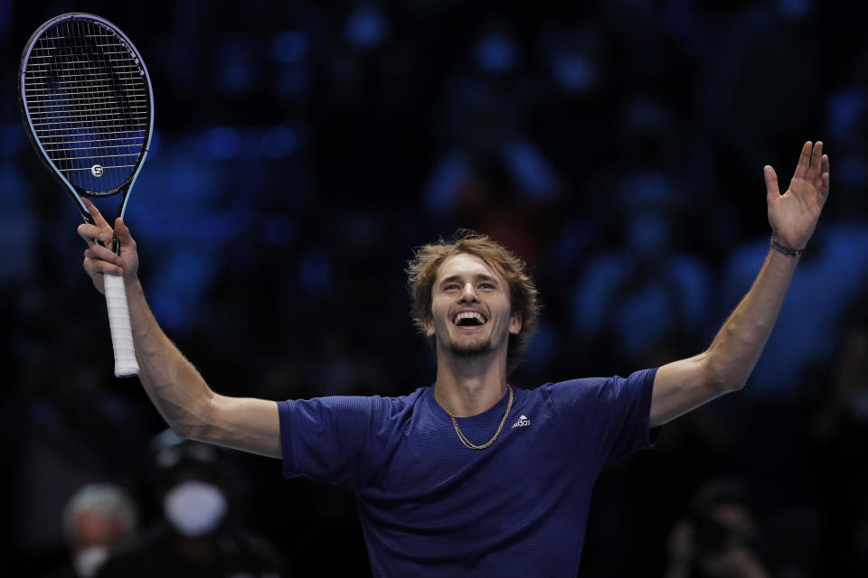 Alexander Zverev beendet mit seinem Sieg bei den ATP FInals ein hervorragendes Tennis-Jahr. (Bild: Reuters)