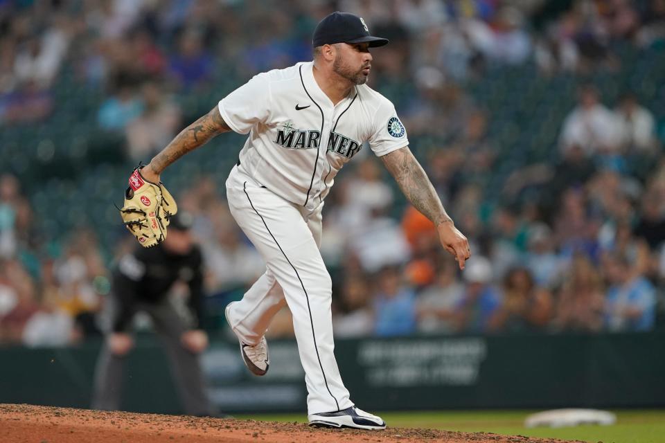 Hector Santiago became the first pitcher to be suspended for violating MLB's rules for foreign substances after they were implemented June 1, 2021.