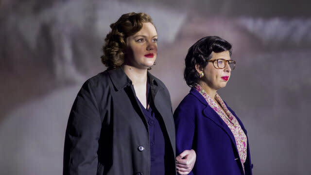 Shannon Purser (left) and Heather Matarazzo as activists Del Martin and Phyllis Lyon in "Equal," which debuted Thursday on HBO Max.  (Photo: HBO Max)