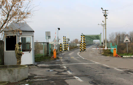 A view shows the checkpoint Ustilug on the border with Poland, in Ukraine November 15, 2017. REUTERS/Staff