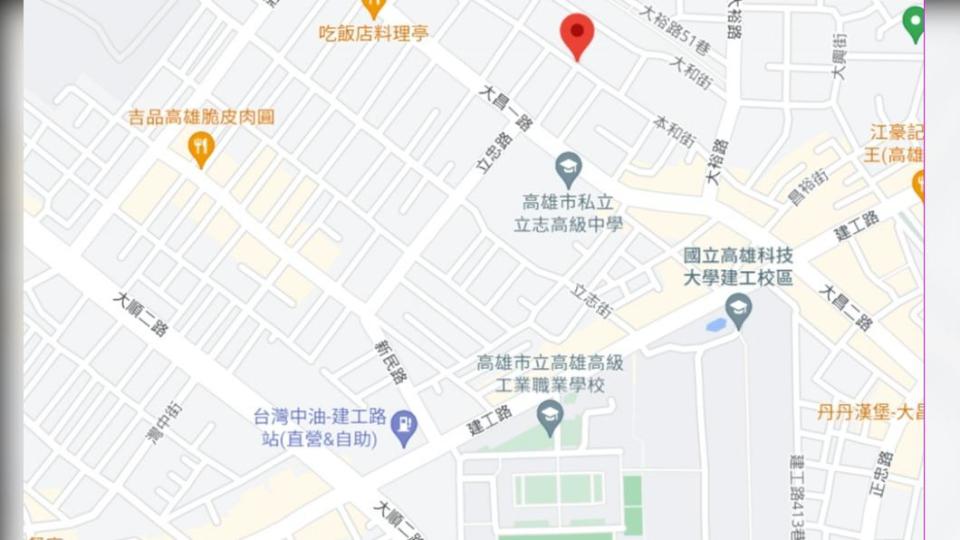 附近有不少學校。（圖／翻攝自GOOGLE地圖）