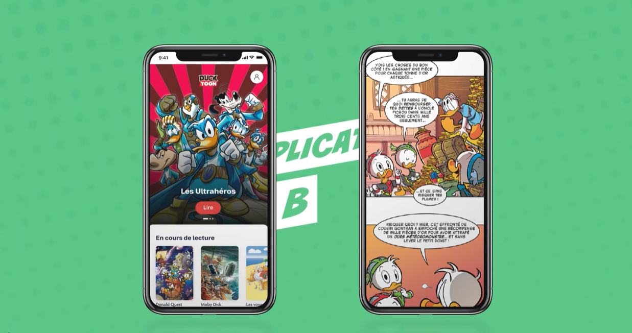 Picsou Magazine lance le 12 juin Ducktoon, une « application webtoon 100% BD Disney » avec abonnement