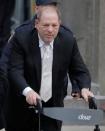 Film producer Harvey Weinstein departs his sexual assault trial at New York Criminal Court in the Manhattan borough of New York