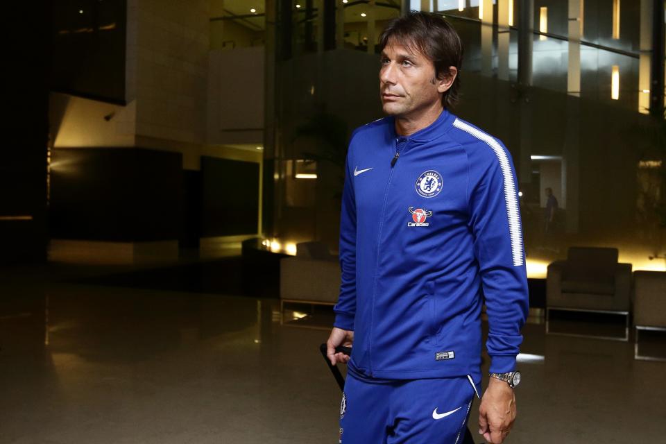 <p>Antonio Conte, team manager of Chelsea FC </p>