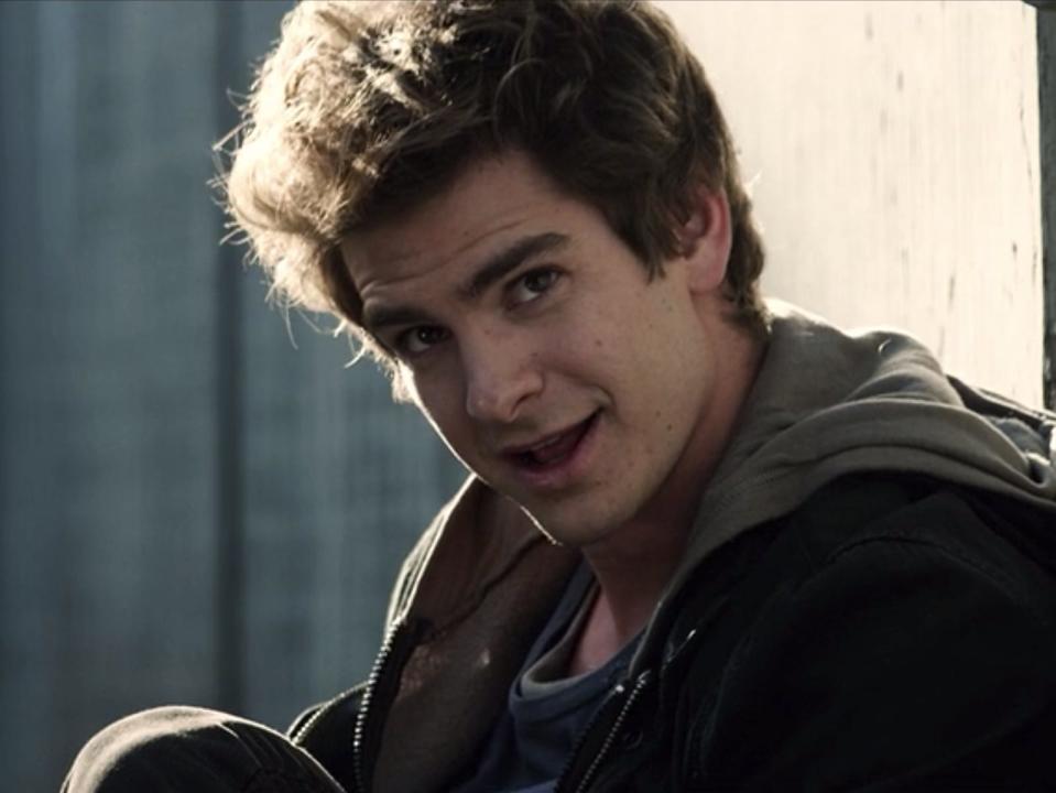 Andrew Garfield as Peter Parker in "The Amazing Spider-Man."