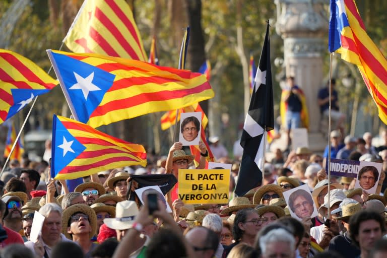 Separatists want independence for Catalonia but the groups are divided among themselves (Cesar Manso)