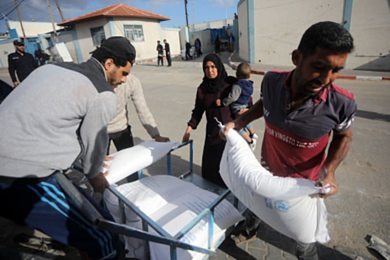 The United Nations Relief and Work Agency for Palestinian Refugees said more than 1.7 million people in Gaza have been displaced including 880,000 internally who have sought refuge in its shelters. 

Photo by Ismail Muhammad/UPI