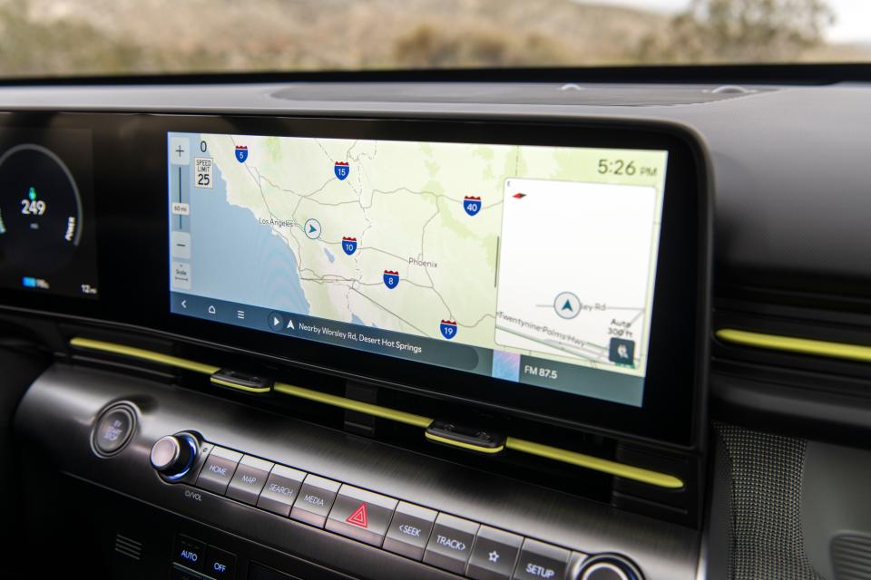 12.3-in touch screen in 2024 Hyundai Kona SUV
