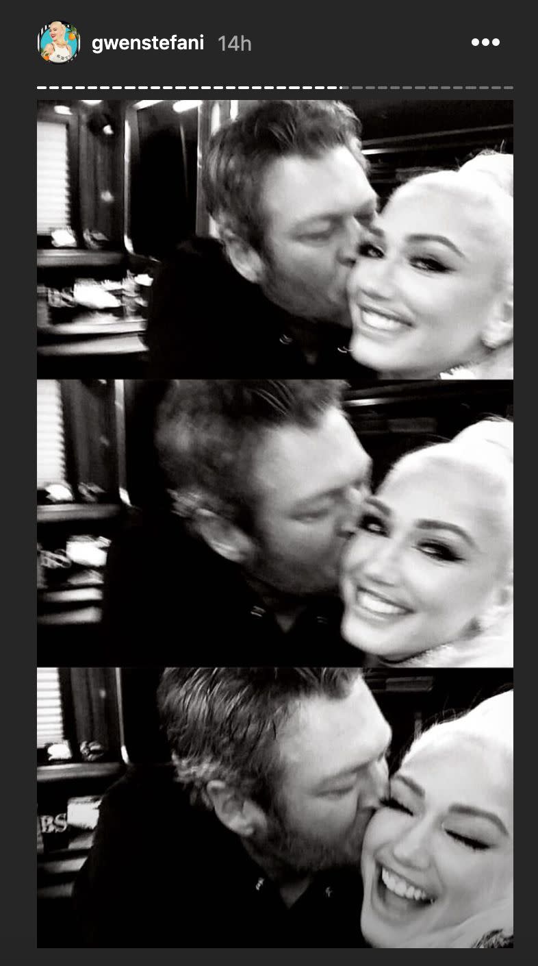 Blake Shelton and Gwen Stefani (Photo: Gwen Stefani via Instagram)