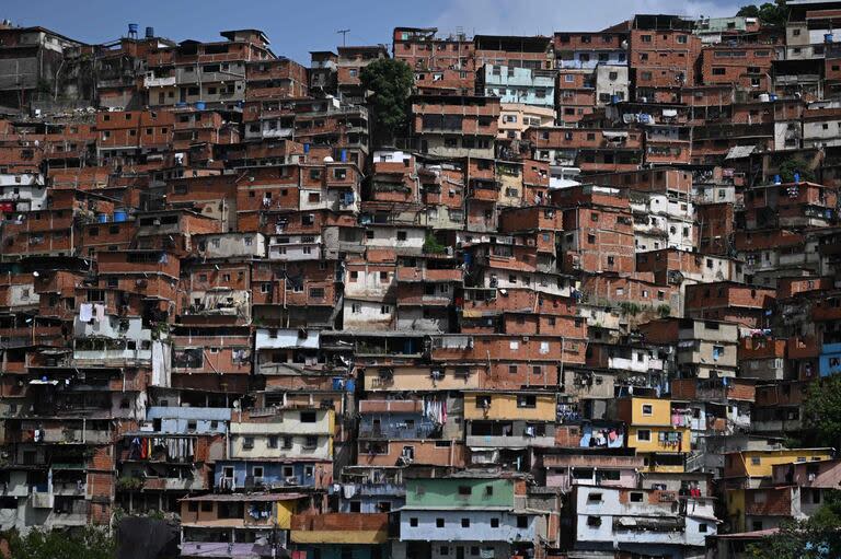 Una vista del barrio de Petare, cerca de Caracas