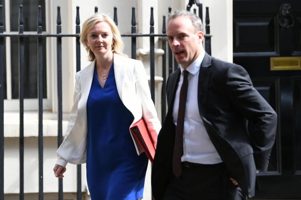 Liz Truss has shelved the legislation which had been championed by Dominic Raab (Stefan Rousseau/PA) (PA Archive)