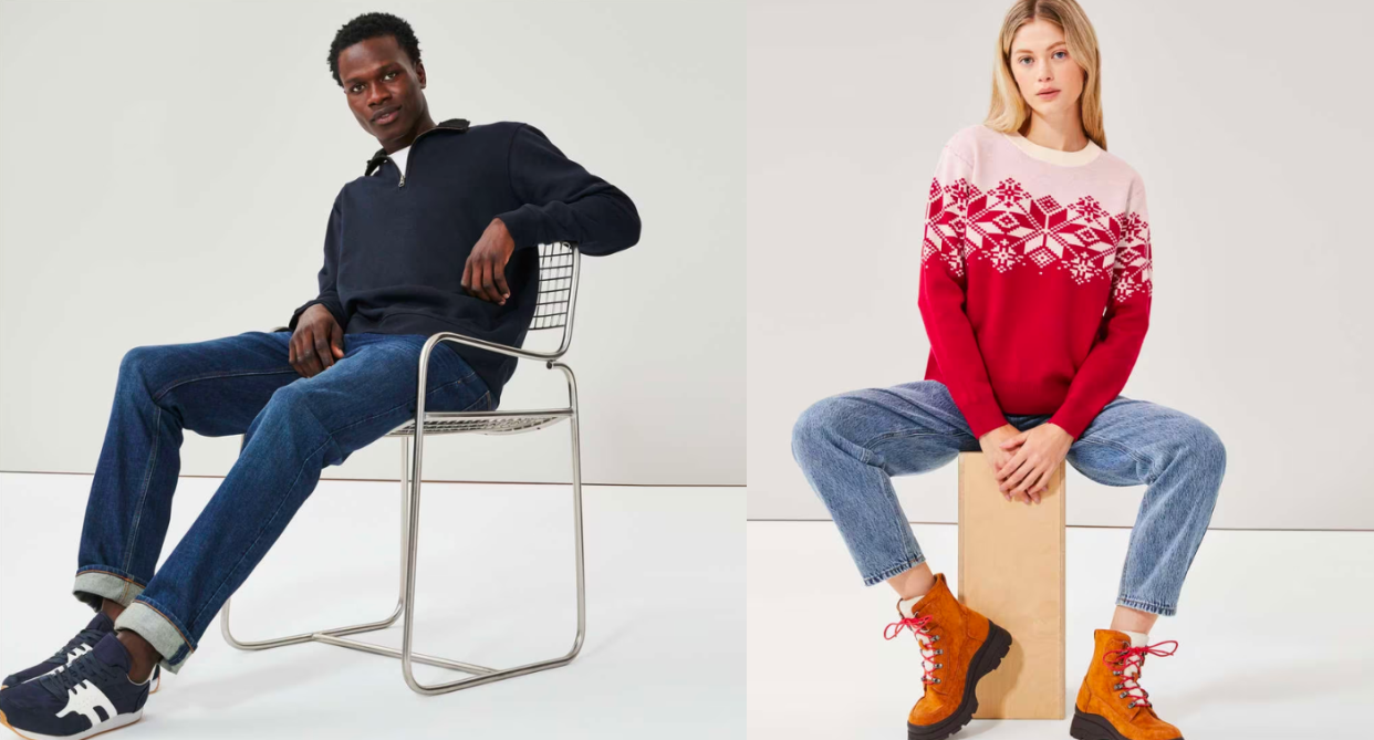 Joe Fresh has tons of holiday deals up to 50% off. Photos via Joe Fresh.