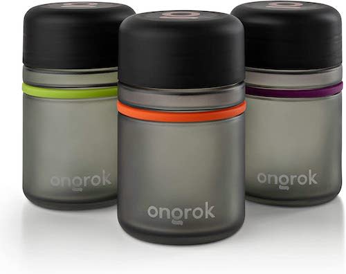 ONGROK Color-Coded Smell Proof Storage Jar best weed storage