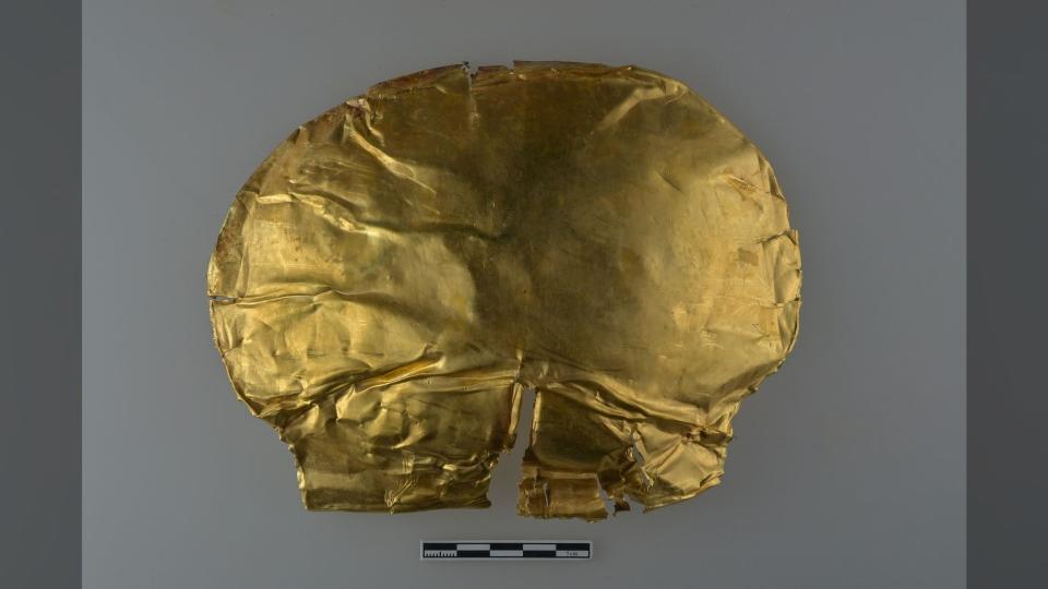 3,000-year-old gold funeral mask from China