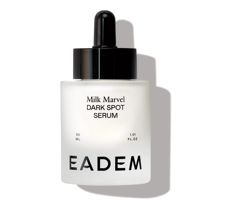 <p><a href="https://go.redirectingat.com?id=74968X1596630&url=https%3A%2F%2Fwww.sephora.com%2Fproduct%2Fmilk-marvel-dark-spot-serum-P475932&sref=https%3A%2F%2F" rel="nofollow noopener" target="_blank" data-ylk="slk:Shop Now;elm:context_link;itc:0;sec:content-canvas" class="link ">Shop Now</a></p><p>Milk Marvel Dark Spot Serum</p><p>sephora.com</p><p>$68.00</p>