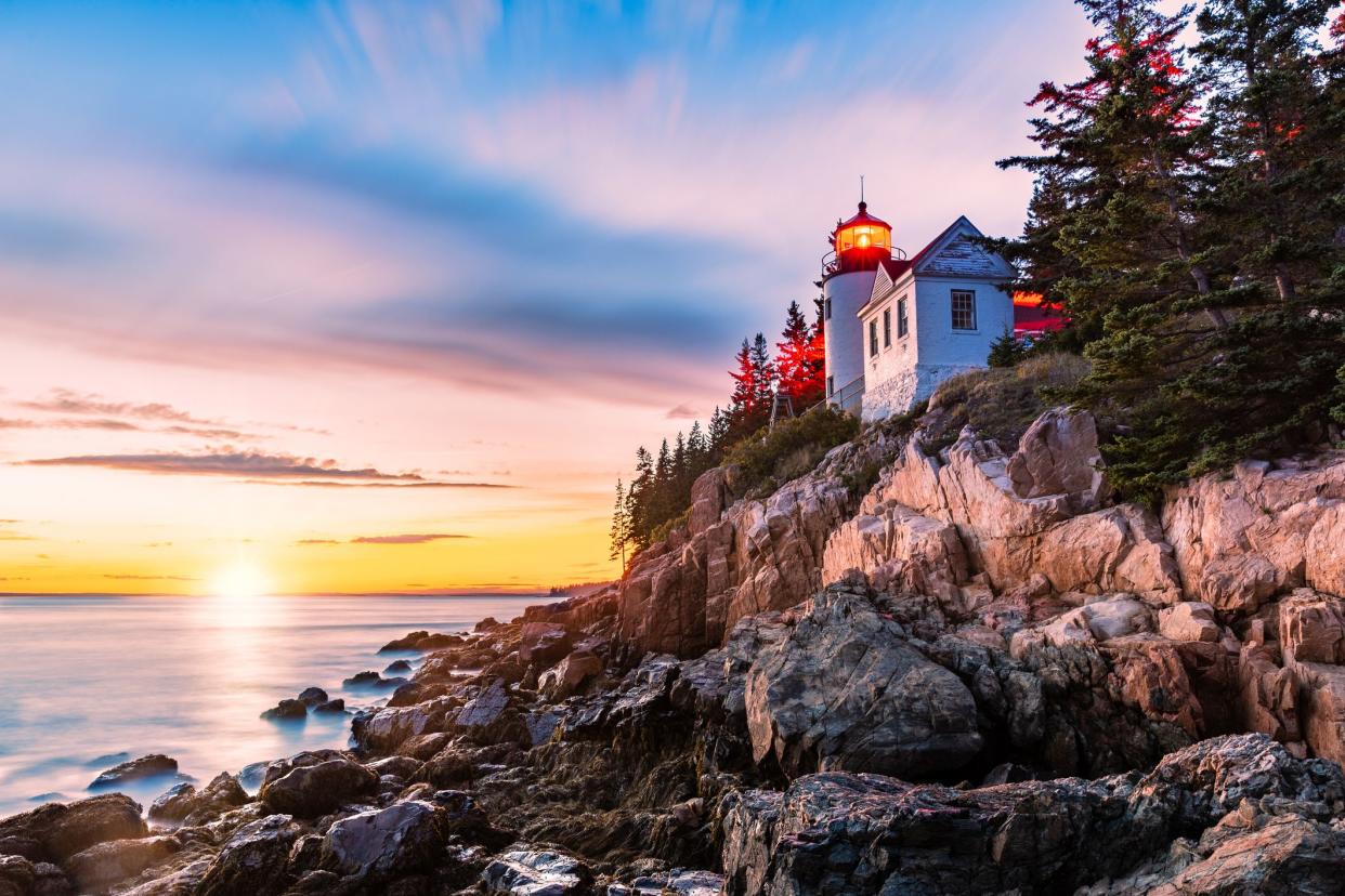 bass harbor head lighthouse at mount desert island