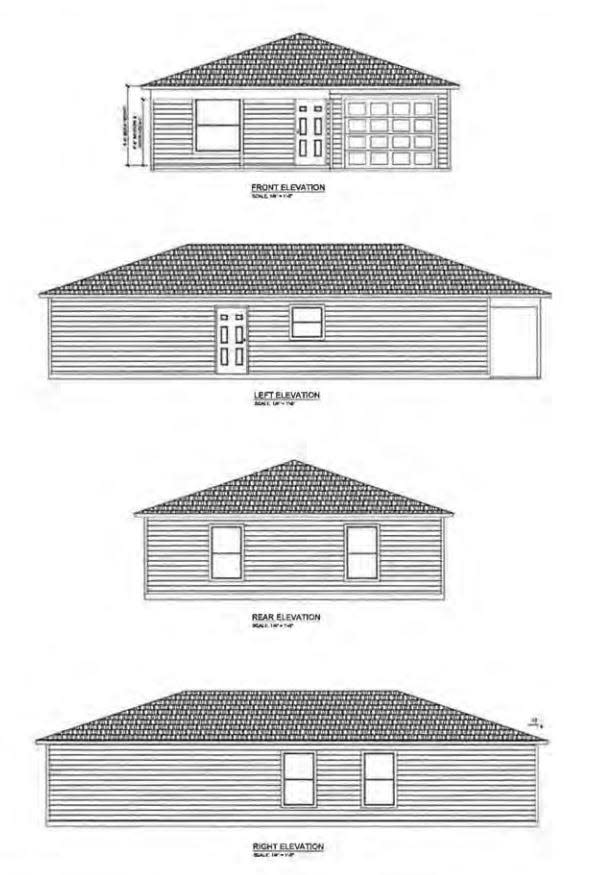 These home elevations were included in a September 2022 proposal by Indian River Habitat for Humanity to build homes at the former Gifford Gardens.