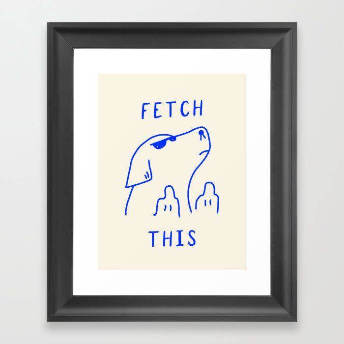 Fetch This Framed Art Print