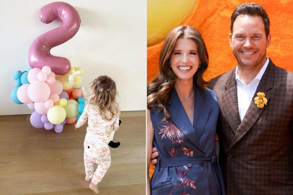 <p>Katherine Schwarzenegger/Instagram; River Callaway/Variety via Getty</p> Katherine Schwarzenegger and Chris Pratt celebrate daughter Eloise