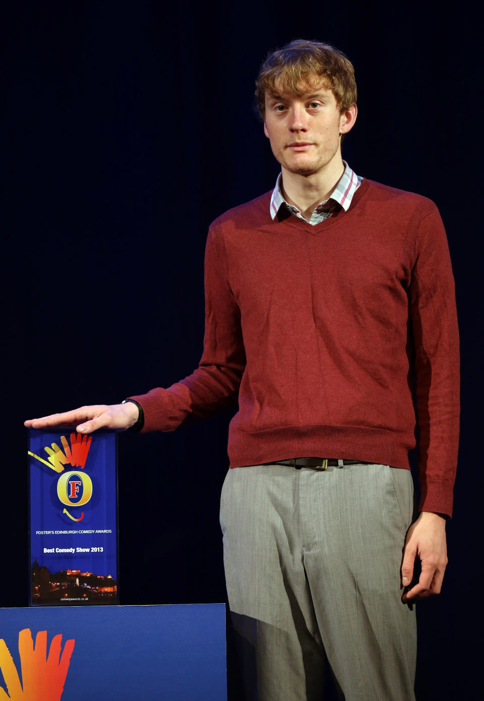 James Acaster- Lawnmower, a finalist in the Foster's Edinburgh Comedy Awards, Edinburgh.