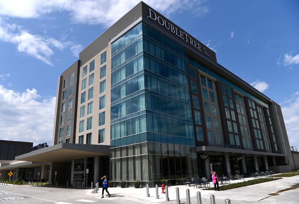 The DoubleTree by Hilton in downtown Abilene officially celebrated its opening Tuesday, and will be open for a week Wednesday.