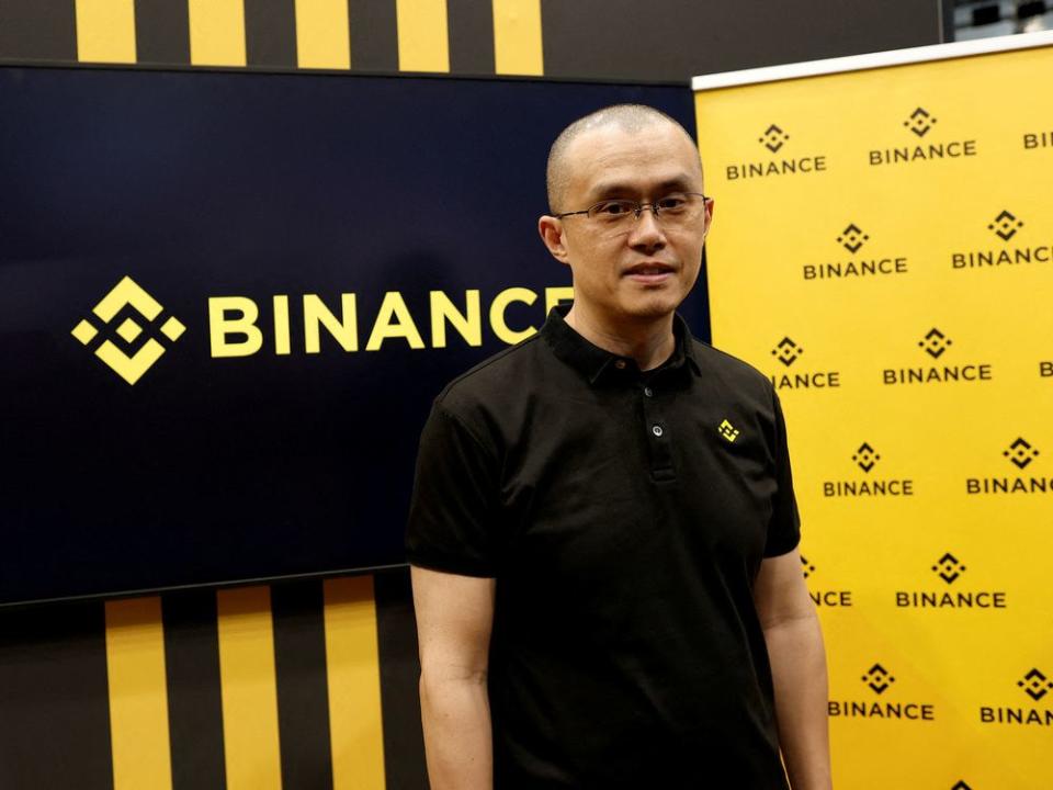  Binance chief executive Changpeng Zhao.