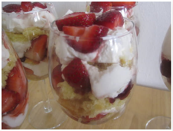 Strawberry Shortcake Parfaits