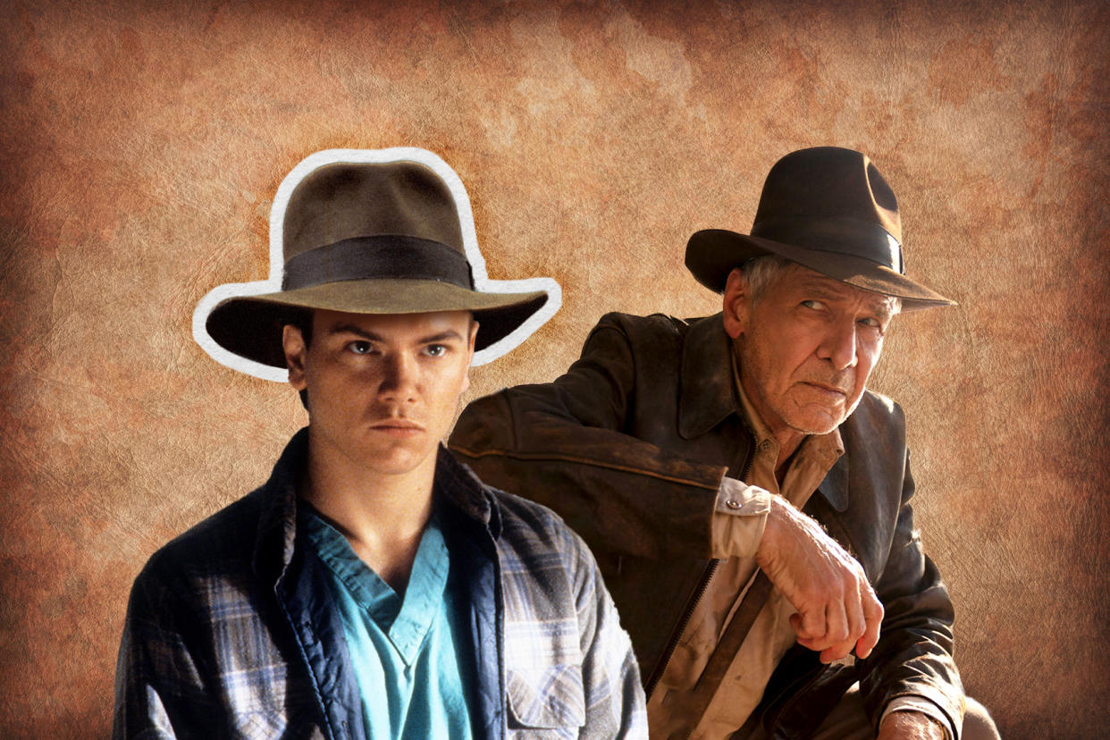 Indiana Jones; River Phoenix; Harrison FordPhoto illustration by Salon/Photo courtesy of Lucasfilm Ltd./Getty Images