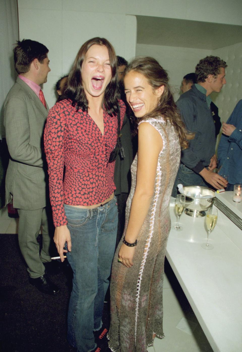 at the launch of Jade Jagger's jewellery range on September 20, 1999 (Getty Images)