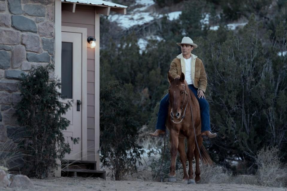 Zahn McClarnon as Joe Leaphorn - Dark Winds _ Season 2, Episode 1 - Photo Credit: Michael Moriatis/AMC