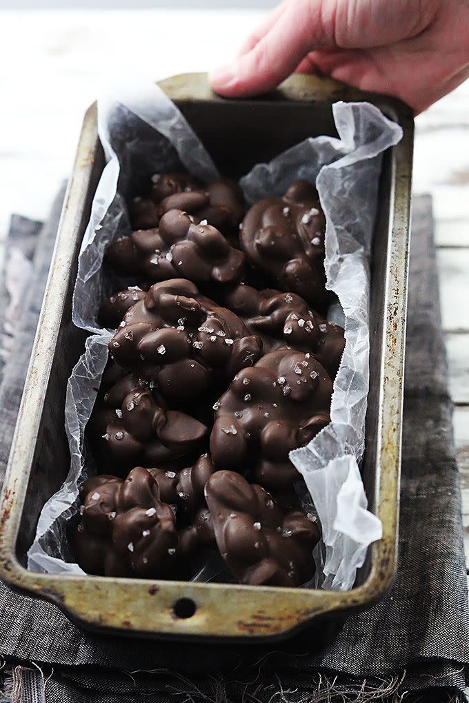 Chocolate Almond Clusters