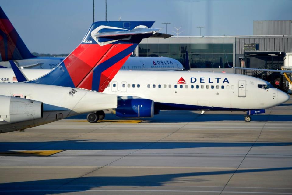 Delta said Tuesday that the first bag checked on a domestic flight will now incur a $35 fee. The charge for a second bag rose from $40 to $45. AP