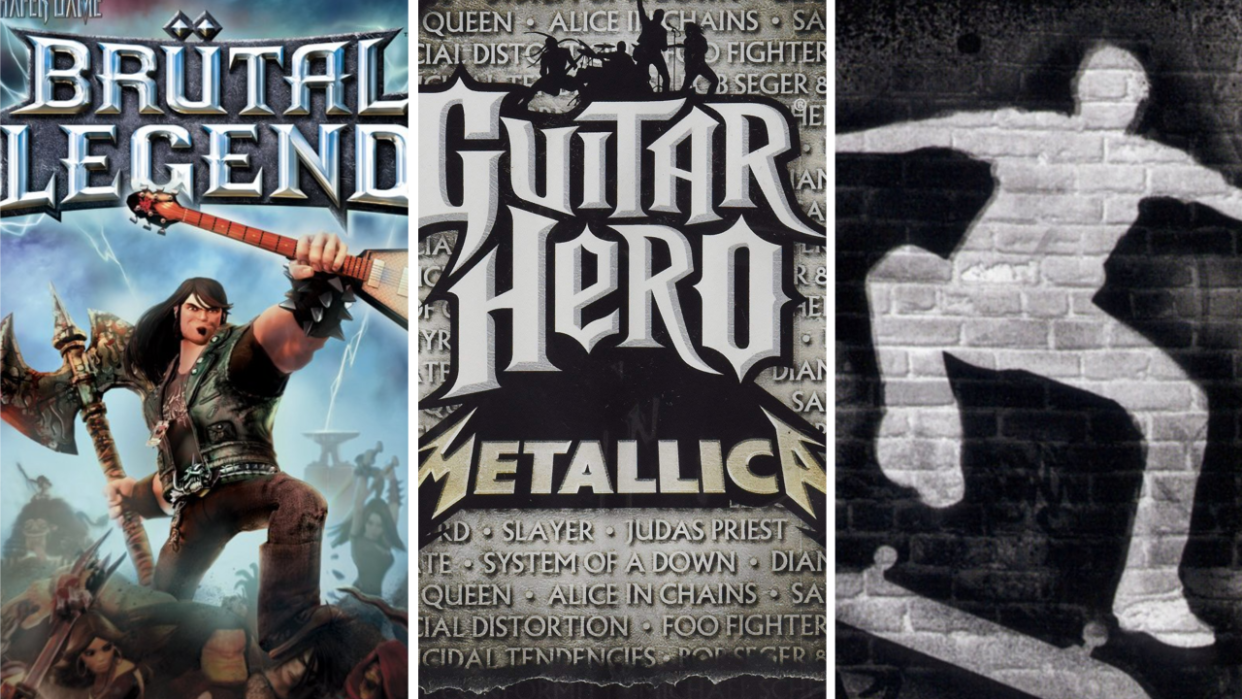  Covers for Brutal Legend, Guitar Hero: Metallica and Tony Hawk's Underground. 