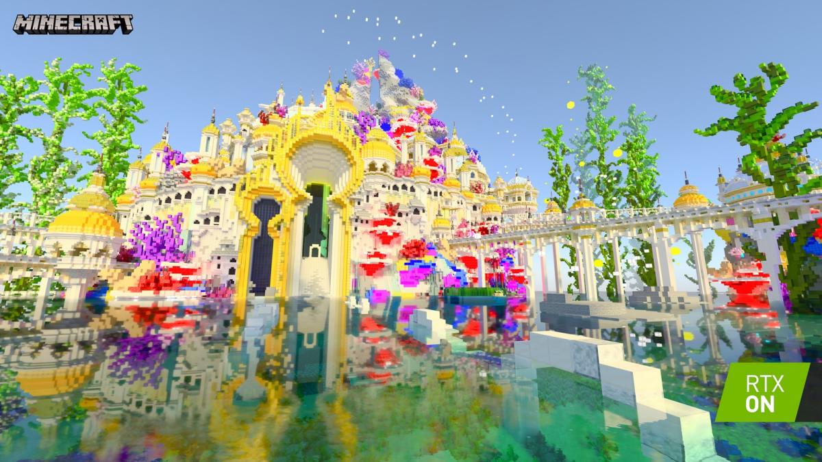 RTX On: Minecraft's gorgeous real-time ray tracing is coming this week