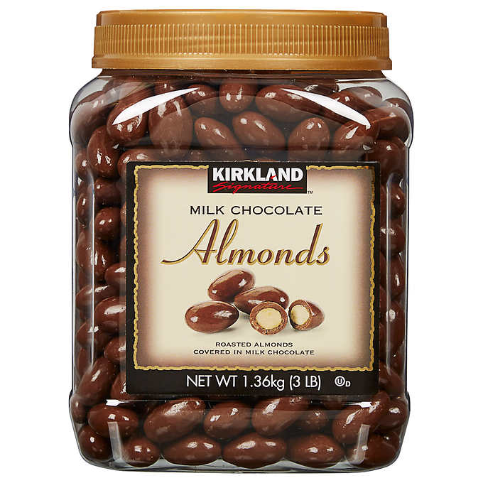 Kirkland Signature chocolate covered almonds Costco