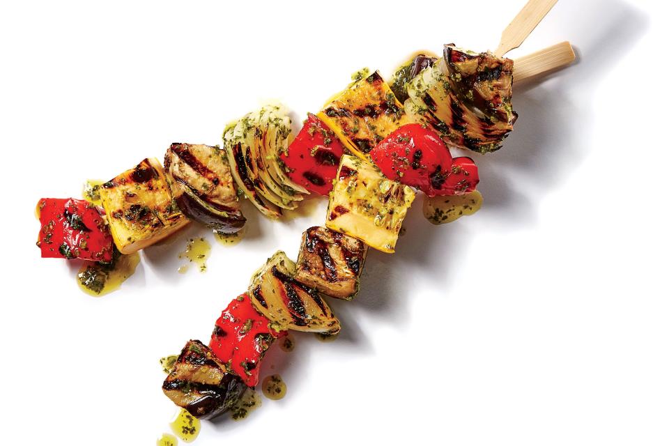 Grilled Ratatouille Skewers