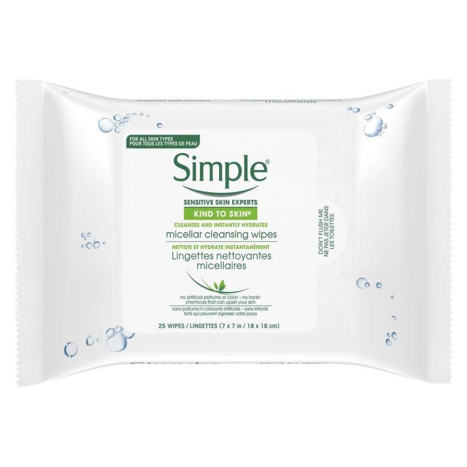 Simple Kind to Skin Micellar Cleansing Wipes