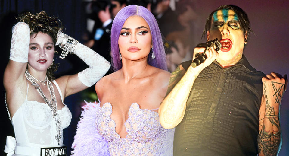 Celebrities are paying homage to other iconic stars this Halloween. [Photo: Getty]