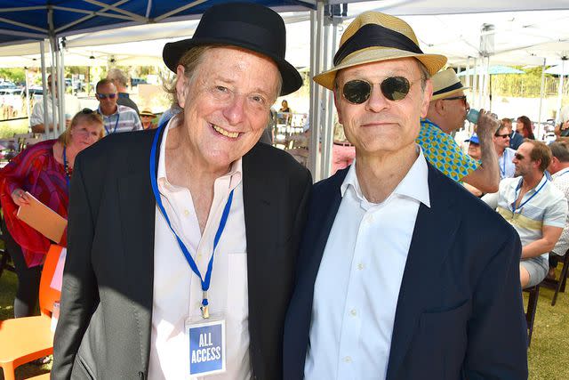 David Crotty/Getty David Hyde Pierce with longtime husband and partner Brian Hargrove.