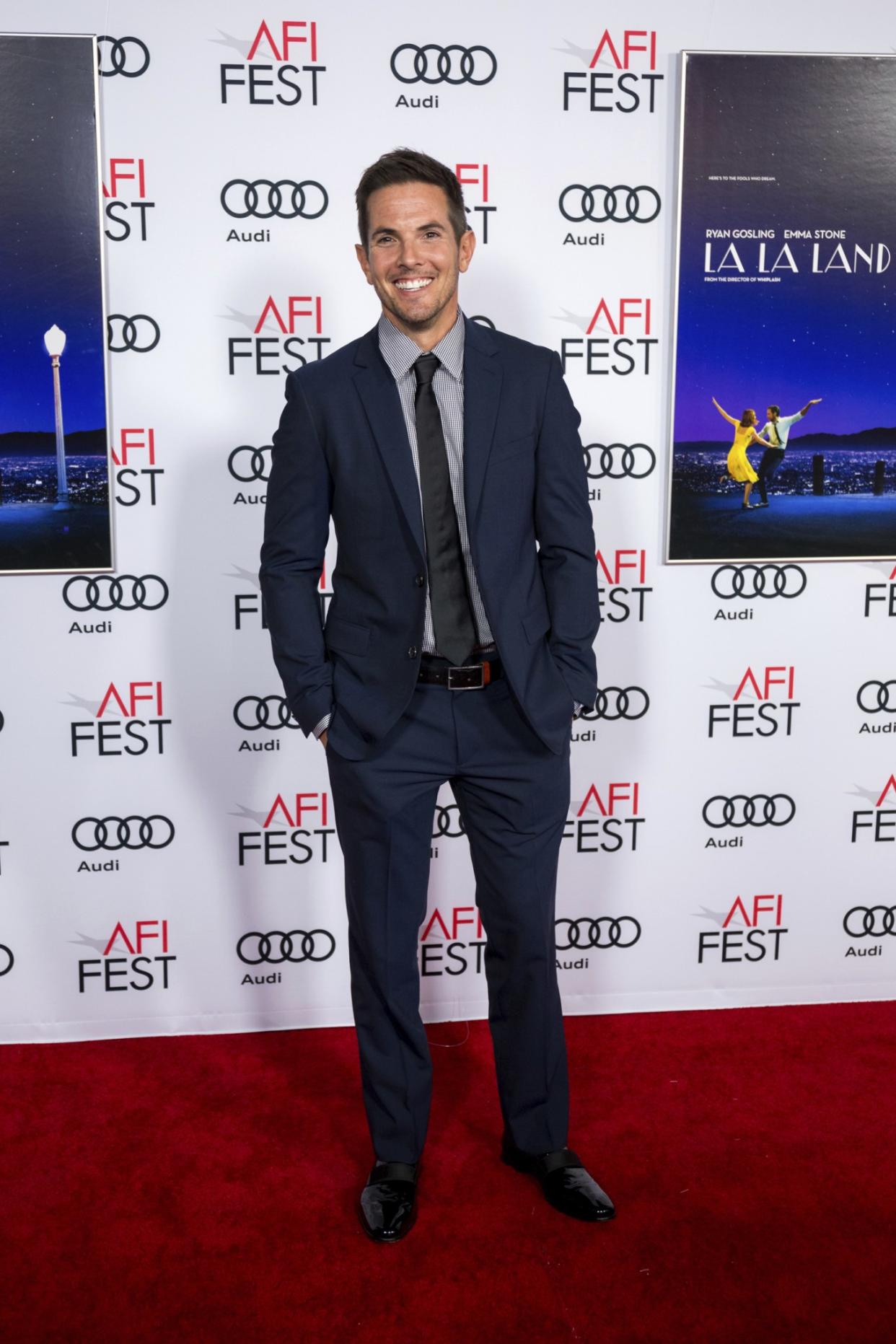 Music Supervisor Steven Gizicki arrives at the 2016 AFI Fest screening of “La La Land” at the TCL Chinese Theatre on Tuesday, Nov. 15, 2016, in Los Angeles. Photo by Willy Sanjuan/Invision/AP)