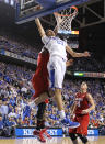 LEXINGTON, KY - DECEMBER 31: Anthony Davis #23 of the Kentucky Wildcats shoots the ball during 69-62 win over the Louisville Cardinals at Rupp Arena on December 31, 2011 in Lexington, Kentucky. (Photo by Andy Lyons/Getty Images)