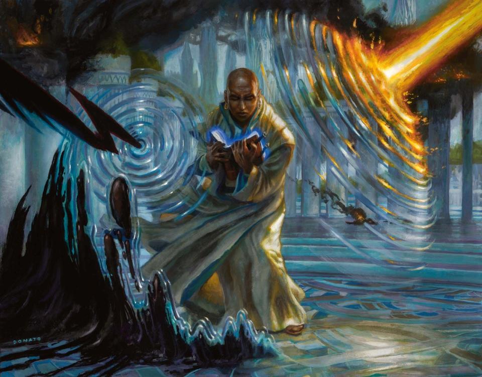 New Force of Will art for the upcoming Dominaria Remasterd (Image: Wizards of the Coast)