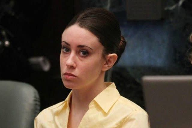 <p>El Nuevo Herald/Tribune News Service via Getty </p> Casey Anthony shown in court