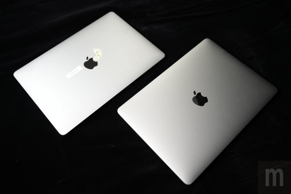 ▲分別搭載M1處理器與M2處理器的13.3吋MacBook Pro外型根本一模一樣