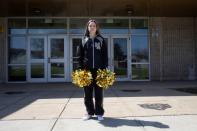 Levy, a former cheerleader at Mahanoy Area High School, poses in an undated photograph