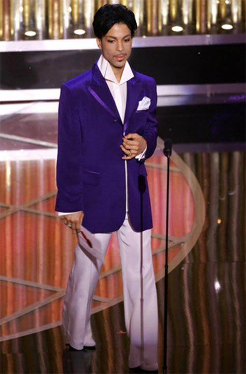 Prince took the stage at the 2005 Oscars