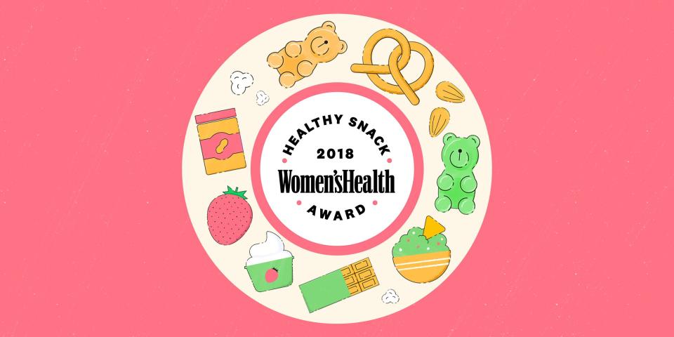 <p>Raise your hand if you’ve ever had such intense afternoon hanger that you went totally overboard on the peanut M&Ms. (Yup, mine's up too.)</p><p>While candy is an A+ treat, it's not exactly going to fill you up for hours. But the 15 winners of <em>Women's Health's</em> Healthy Snack Awards sure will. </p><p>Each packaged snack is under 250 calories and meets at least two of these additional nutritionist-approved criteria: at least three grams of fiber; at least five grams of protein; 10 grams of sugar max; 10 percent of your RDA of a key nutrient (like iron or calcium); no added sugars or fake sweeteners. </p><p>Also: These packaged snacks all taste really freaking awesome. There's something here for every possible craving-sweet, spicy, and everything in between. </p>