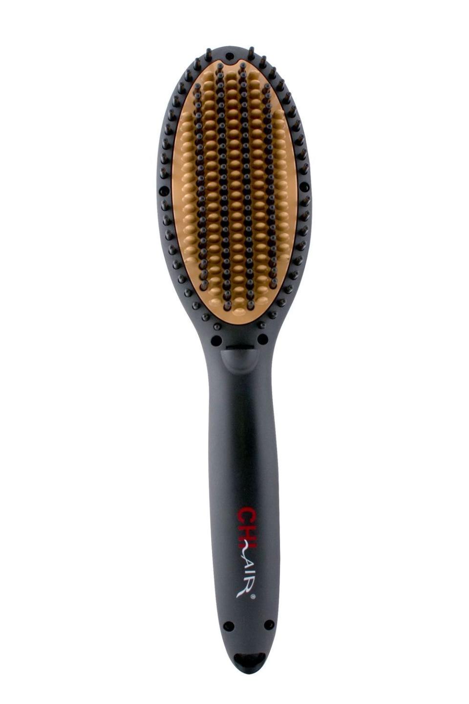 3) Chi Tourmaline Ceramic Heated Paddle Brush