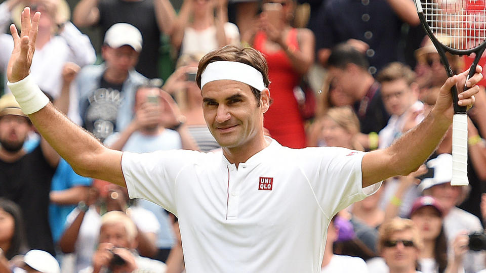 Roger Federer. Pic: Getty