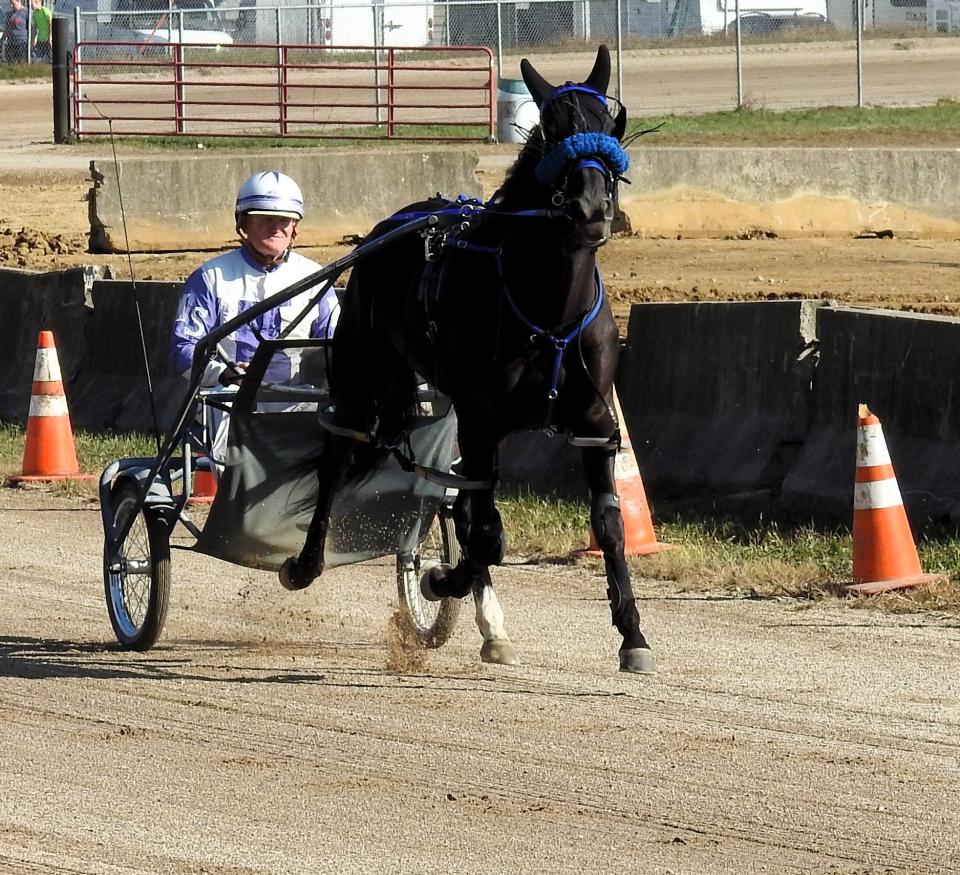 Harness racing was held Tuesday and Wednesday during the day on the track at the grandstand as part of the 172nd annual Coshocton County Fair.